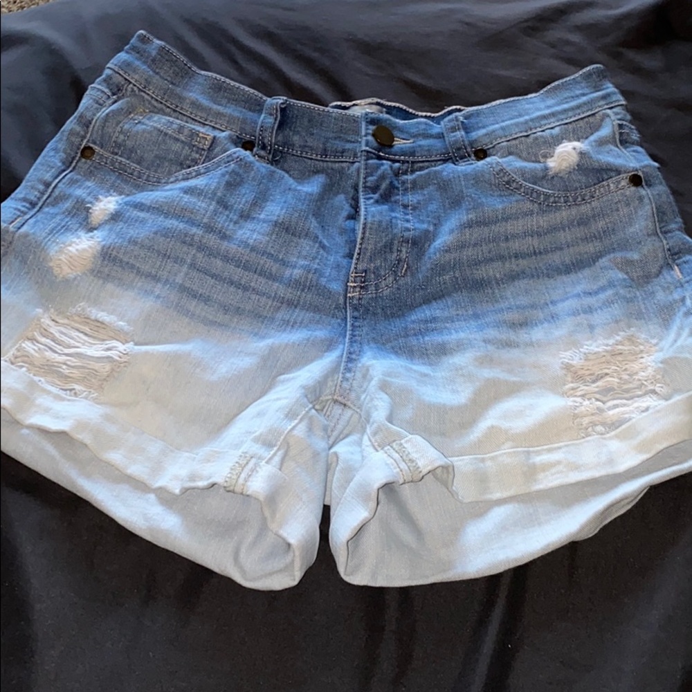 Denim shorts